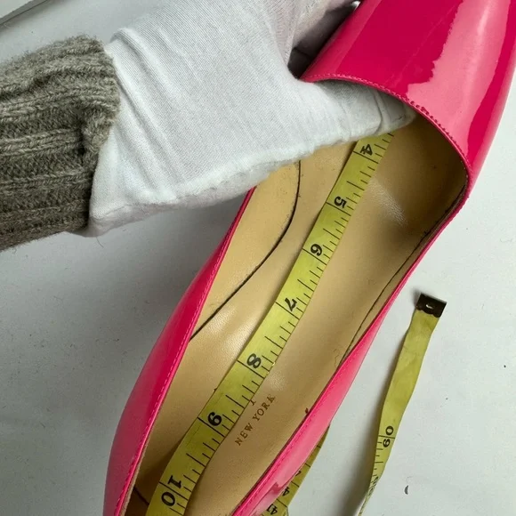 Kate Spade Licorice Pump Heels Lipstick Pink Size 7.5 US - Picture 8 of 8